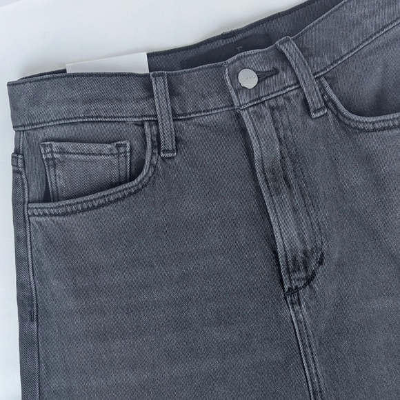 JOE'S The Tulie Skirt Midi Stretch Denim Five Pocket Style A-Line Black 27 NWT - Picture 8 of 16